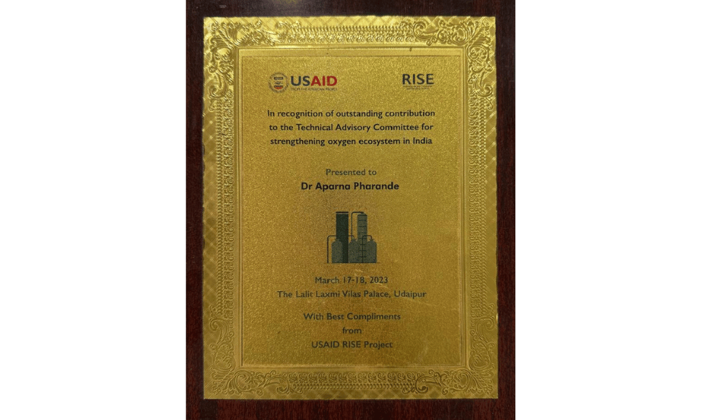 USAID RISE Project for strengthening oxygen ecosystem in India