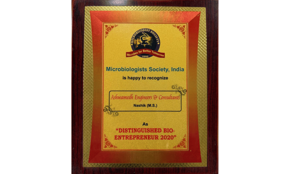 Distinguished Bio-entrepreneur by Microbiologists Society